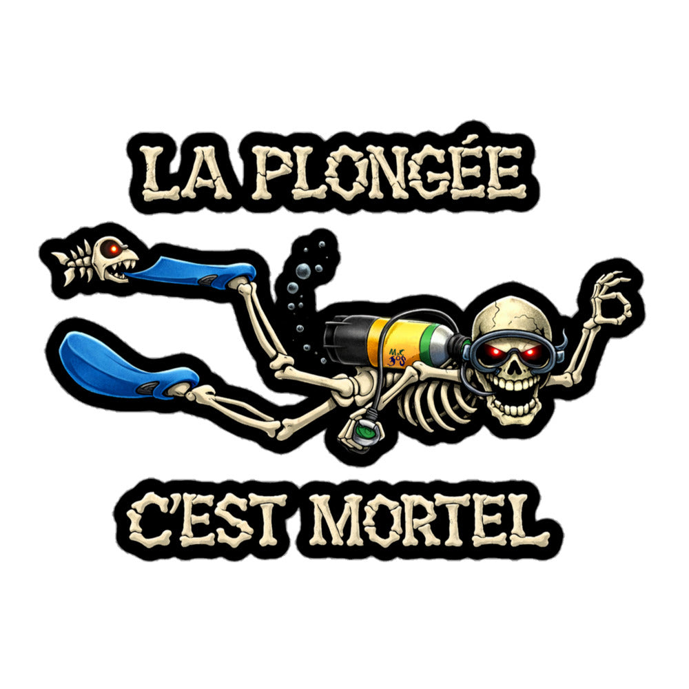 autocollant halloween plongée Macjos