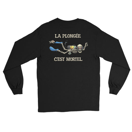 T-shirt manche longue Halloween plongeur MacJos – La plongée, c’est mortel