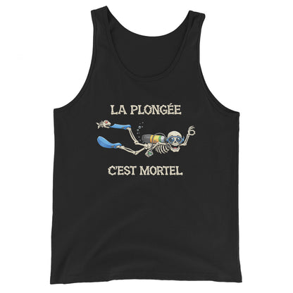 debardeur Humour plongeur MacJos squelette