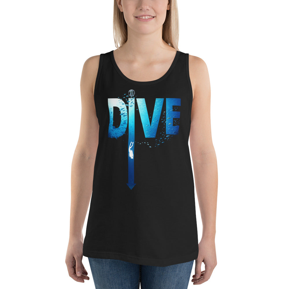 Debardeur MacJos DIVE Flèche - plongée dans le bleu