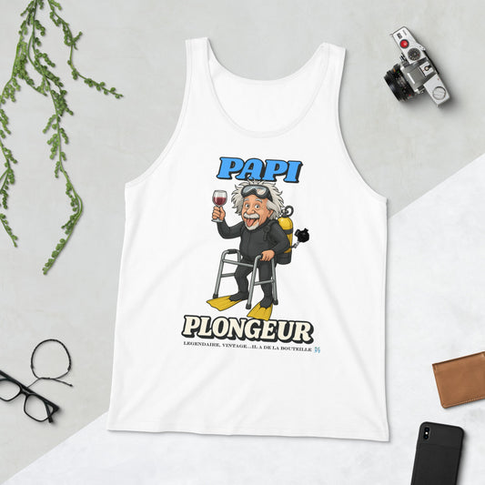 Débardeur MacJos Papi Plongeur Légendaire – plongée humour
