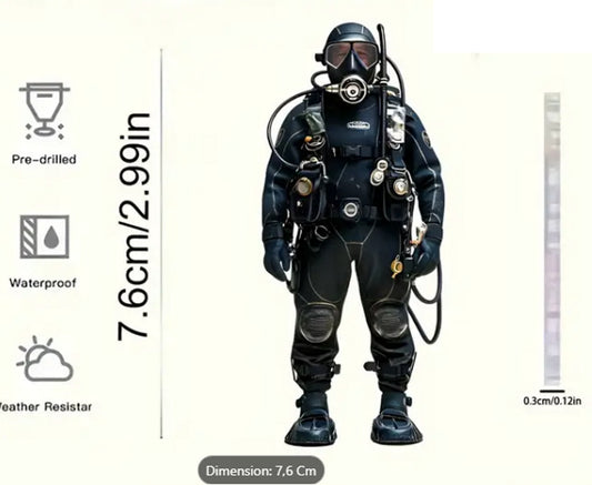 Ornement à suspendre MacJos : plongeur debout