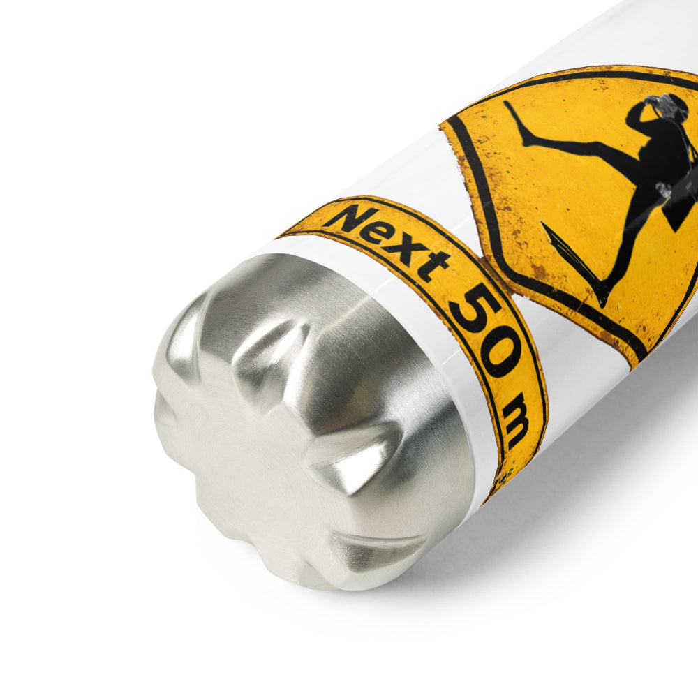 Bouteille plongée MacJos Panneau australien vintage Passage de Plongeur