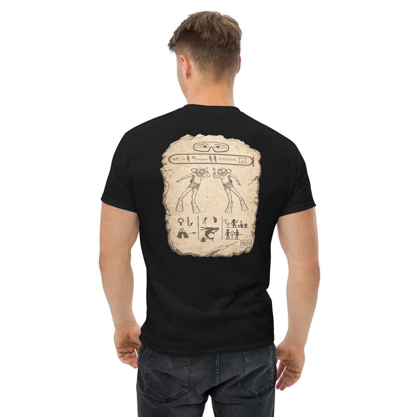 T-shirt MacJos plongee en egypte Antique