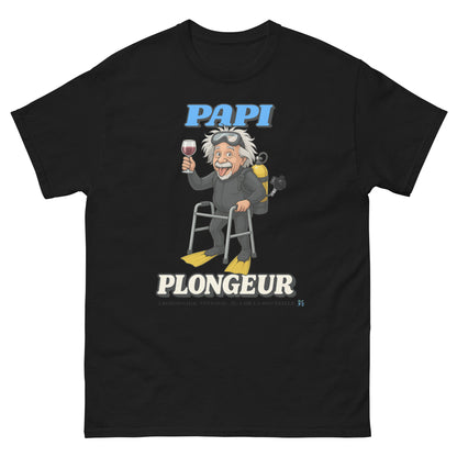 T-shirt MacJos Papi Plongeur Légendaire – plongée humour