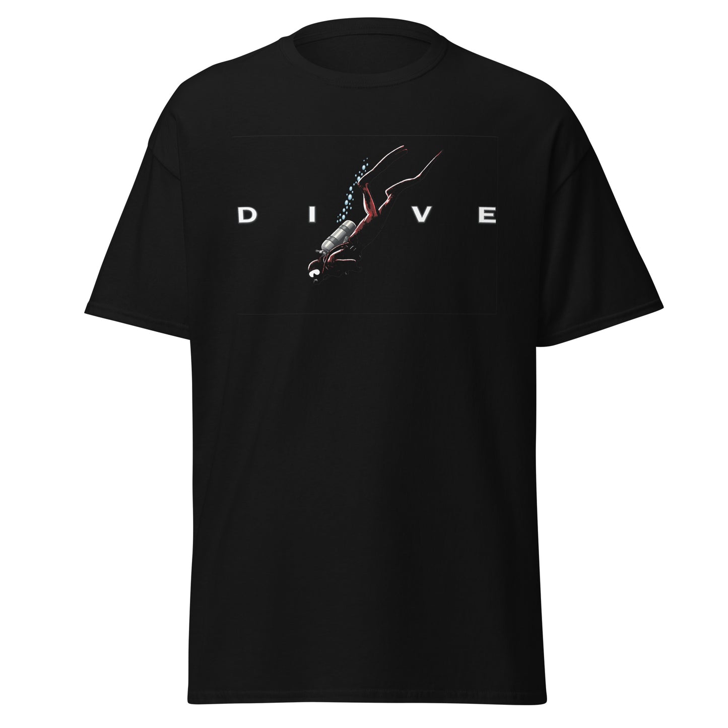 T-shirt classique unisexe DIVE nuit