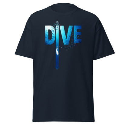 T-shirt MacJos DIVE Flèche - plongée dans le bleu