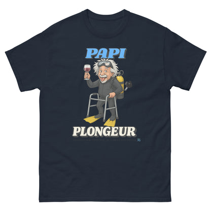 T-shirt MacJos Papi Plongeur Légendaire – plongée humour