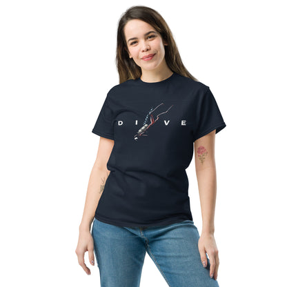 T-shirt classique unisexe DIVE nuit