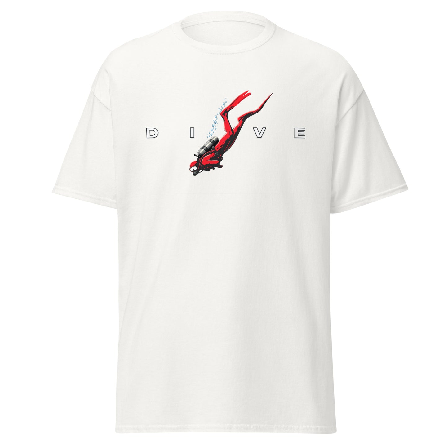 T-shirt classique unisexe DIVE plongeur jour
