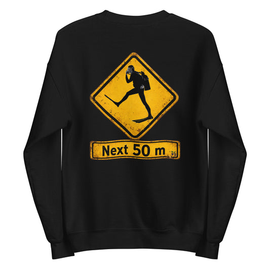 Sweat plongée MacJos Panneau australien vintage Passage de Plongeur