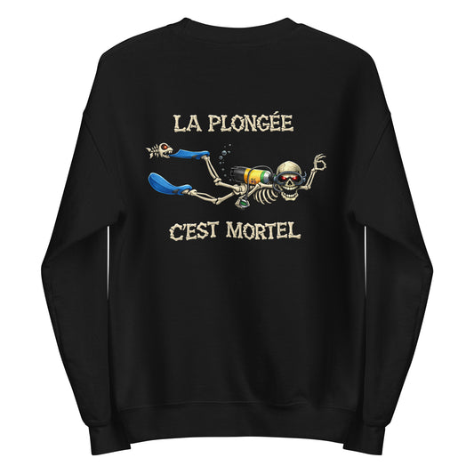 T-shirt manche longue Halloween plongée MacJos – La plongée, c’est mortel