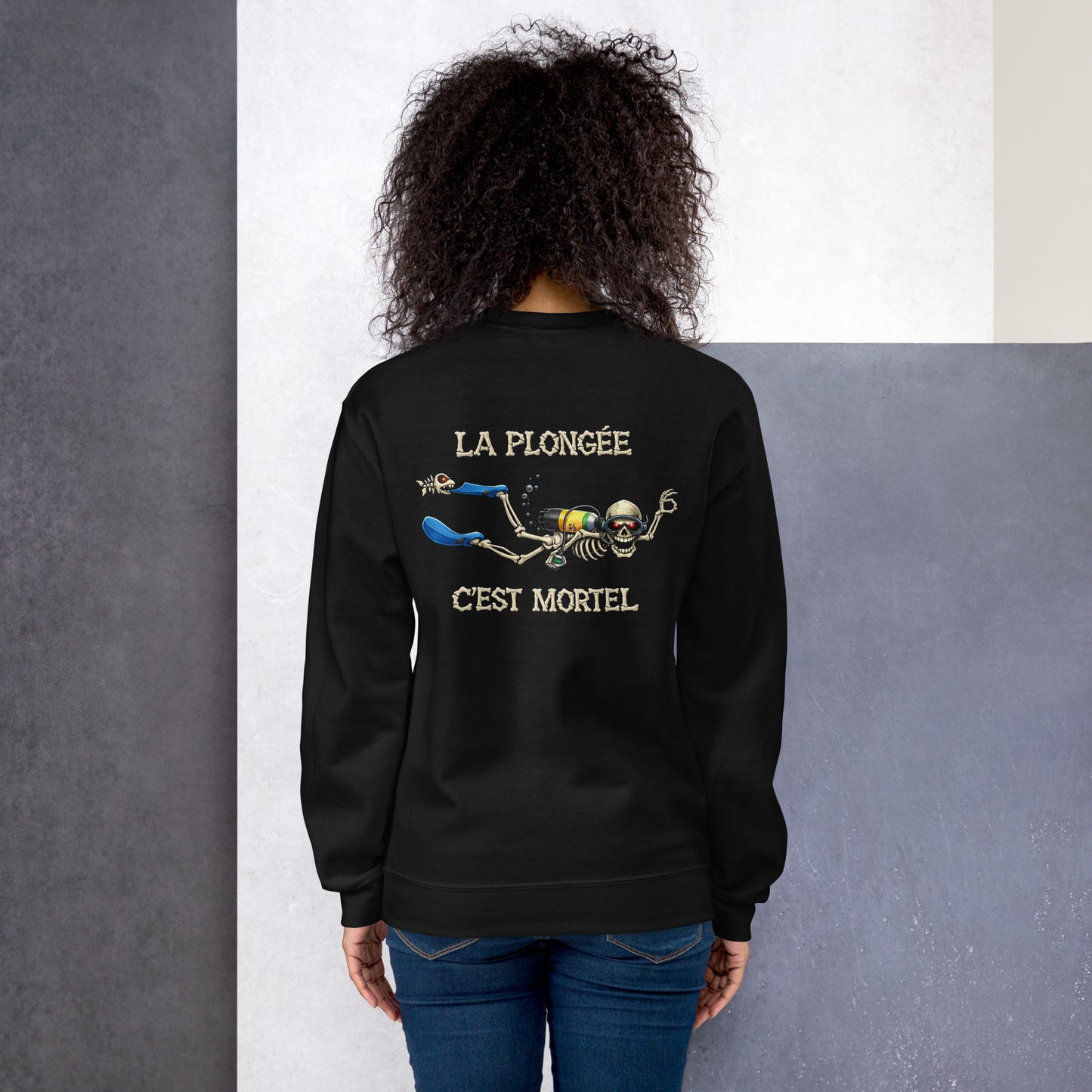 T-shirt manche longue Halloween plongée MacJos – La plongée, c’est mortel