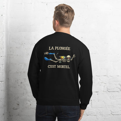 T-shirt manche longue Halloween plongée MacJos – La plongée, c’est mortel
