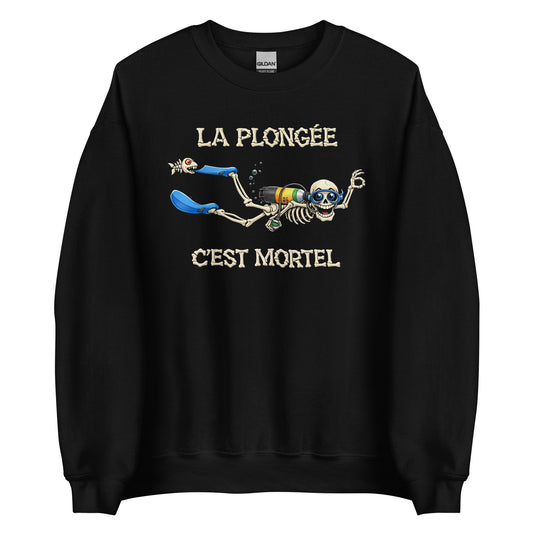 T-shirt manche longue Halloween plongée MacJos – La plongée, c’est mortel