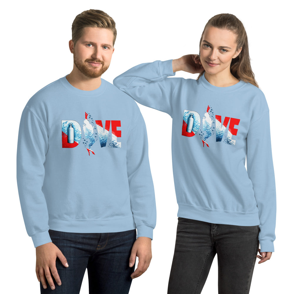 Sweatshirt unisexe plongée sous marine DIVE Alpha MacJos
