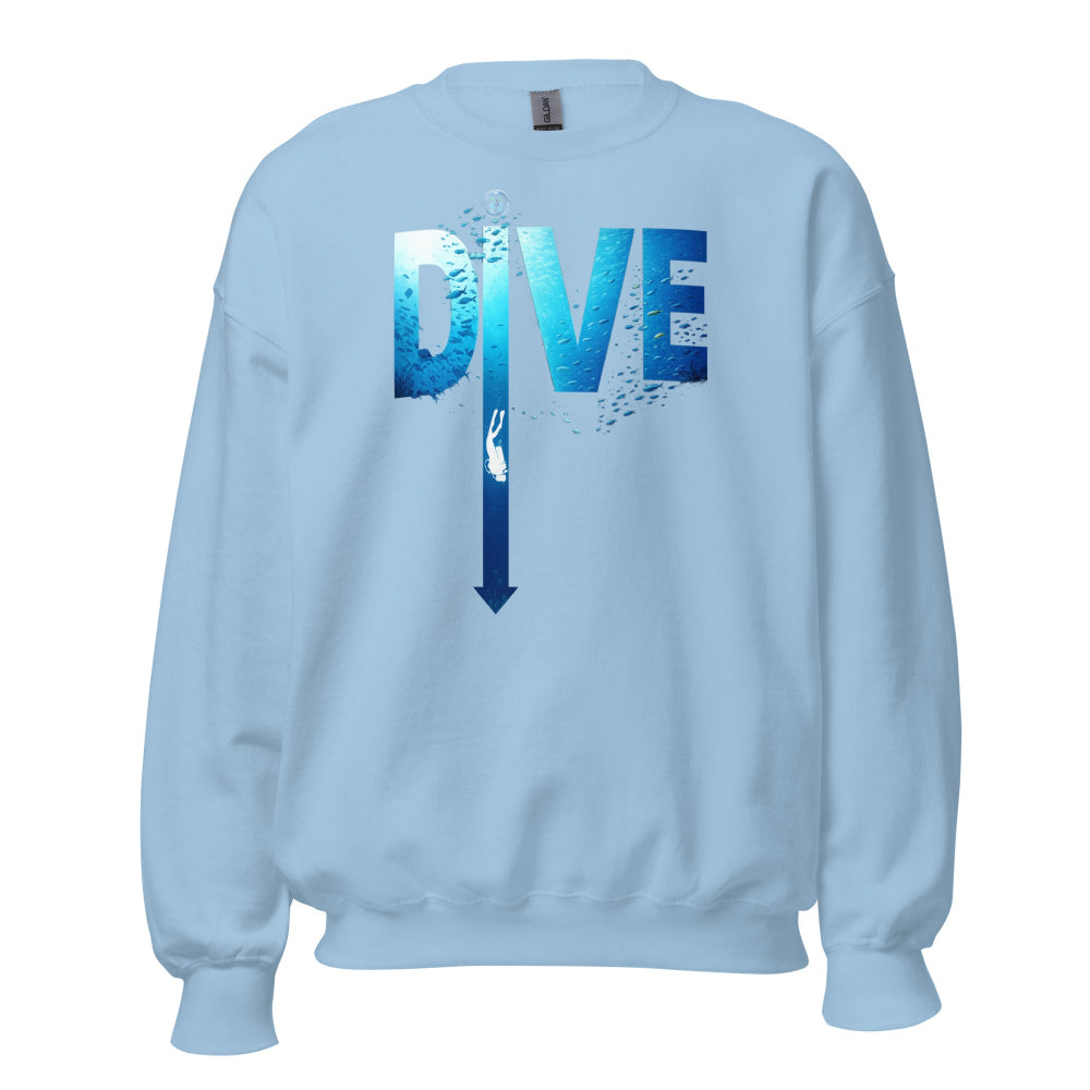 Sweat MacJos DIVE Flèche - plongée dans le bleu