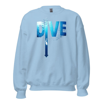 Sweat MacJos DIVE Flèche - plongée dans le bleu