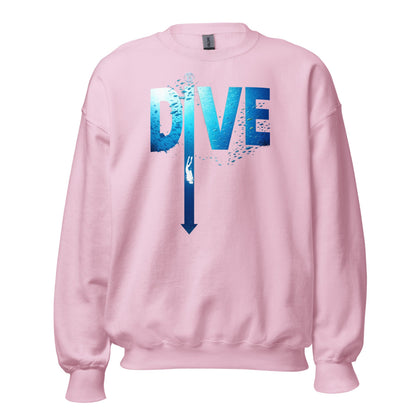 Sweat MacJos DIVE Flèche - plongée dans le bleu