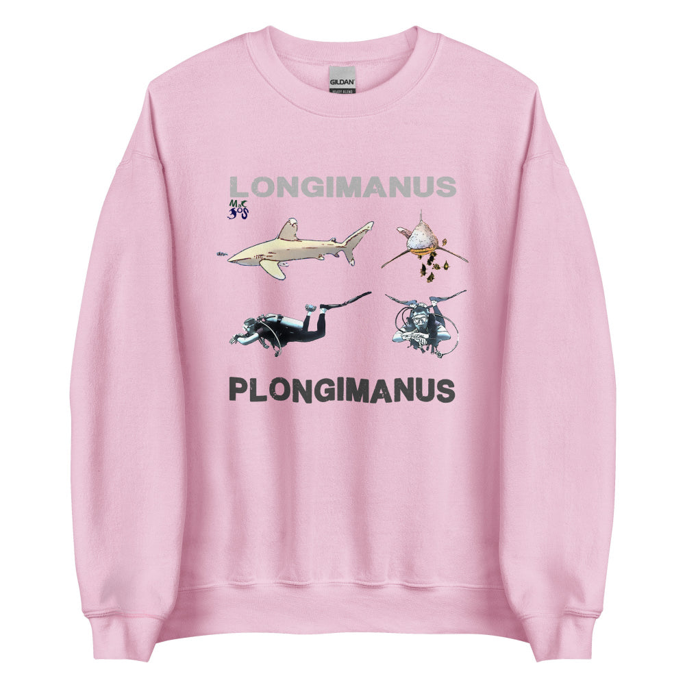 Sweat unisexe MacJos plongée Requin LONGIMANUS  PLONGIMANUS