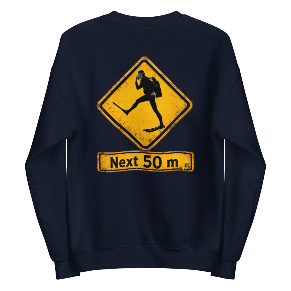 Sweat plongée MacJos Panneau australien vintage Passage de Plongeur