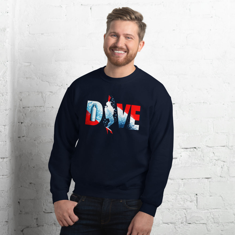 Sweat unisexe plongée sous marine DIVE Alpha MacJos