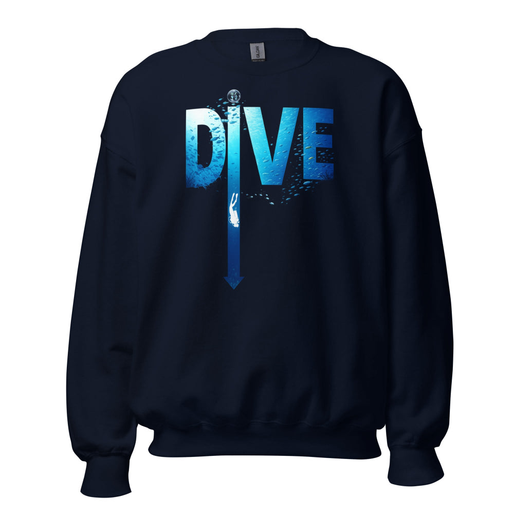 Sweat MacJos DIVE Flèche - plongée dans le bleu