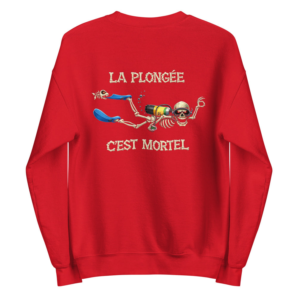 T-shirt manche longue Halloween plongée MacJos – La plongée, c’est mortel