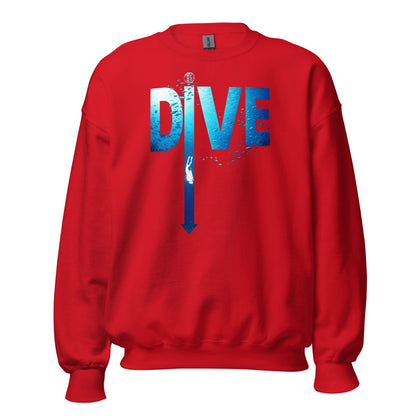 Sweat MacJos DIVE Flèche - plongée dans le bleu