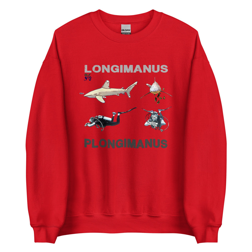 Sweat unisexe MacJos plongée Requin LONGIMANUS  PLONGIMANUS