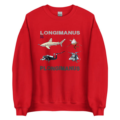 Sweat unisexe MacJos plongée Requin LONGIMANUS  PLONGIMANUS