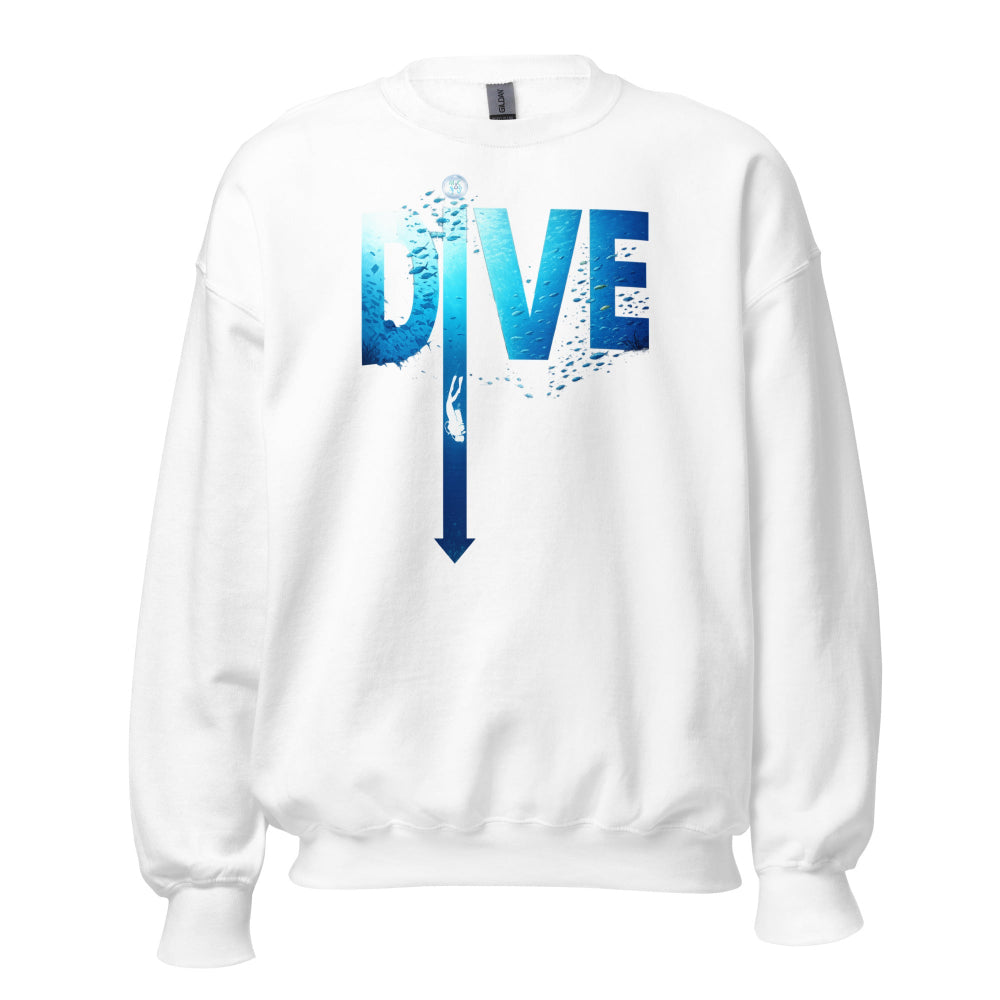 Sweat MacJos DIVE Flèche - plongée dans le bleu