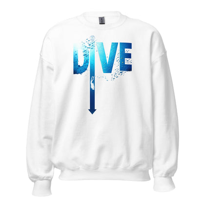 Sweat MacJos DIVE Flèche - plongée dans le bleu