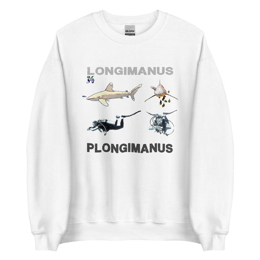Sweat unisexe MacJos plongée Requin LONGIMANUS  PLONGIMANUS