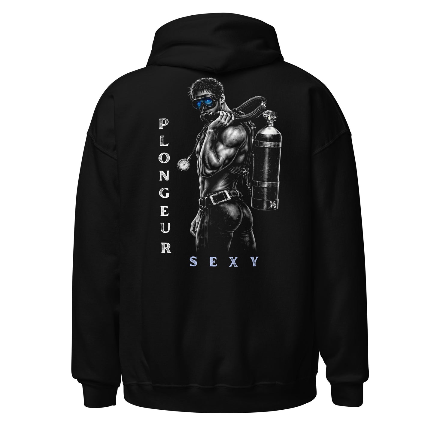Sweat à capuche plongée MacJos Sexy plongeur