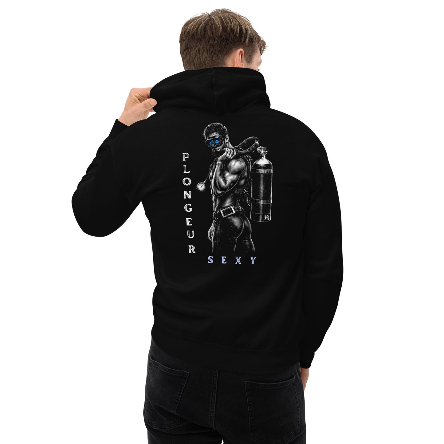 Sweat à capuche plongée MacJos Sexy plongeur