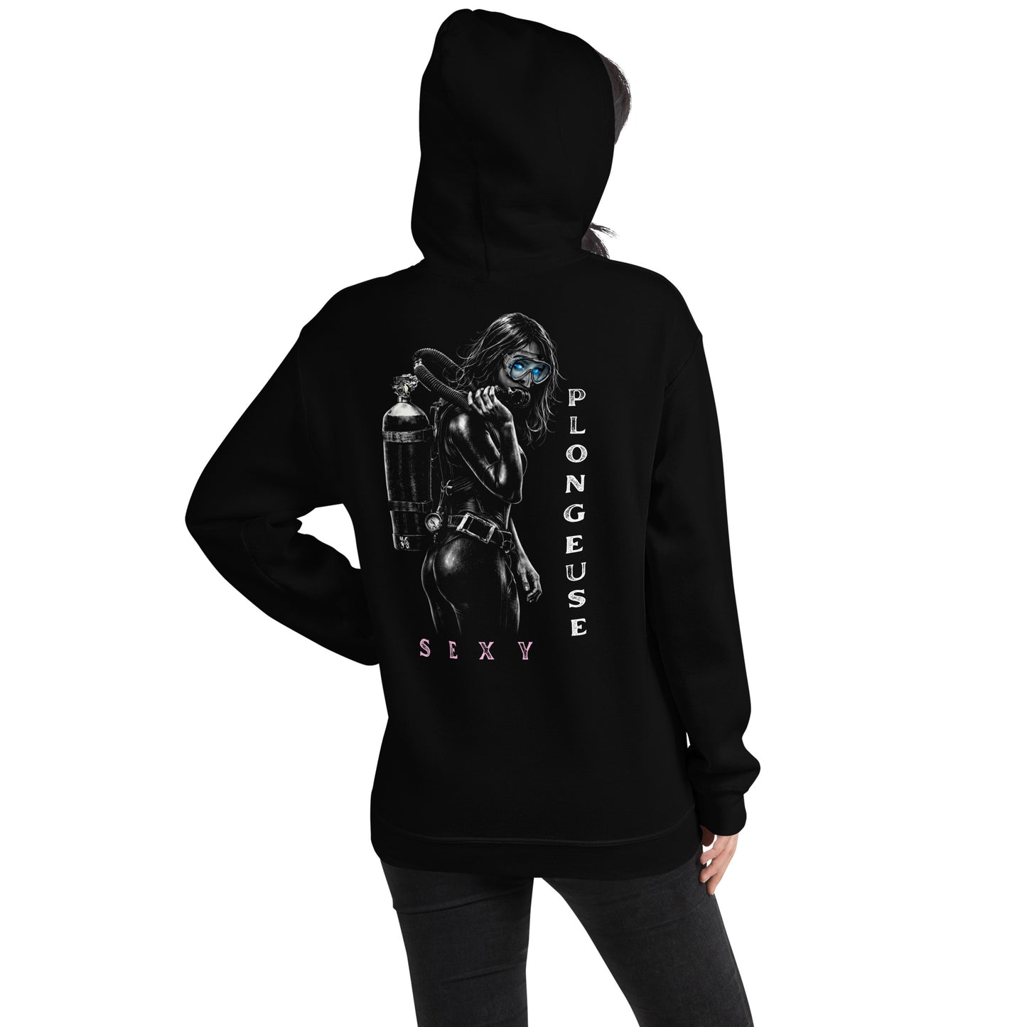 Sweat capuche plongée MacJos Sexy plongeuse