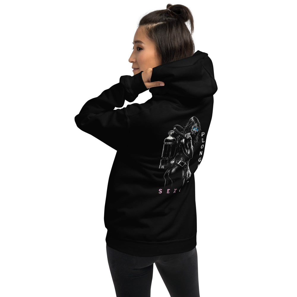 Sweat capuche plongée MacJos Sexy plongeuse