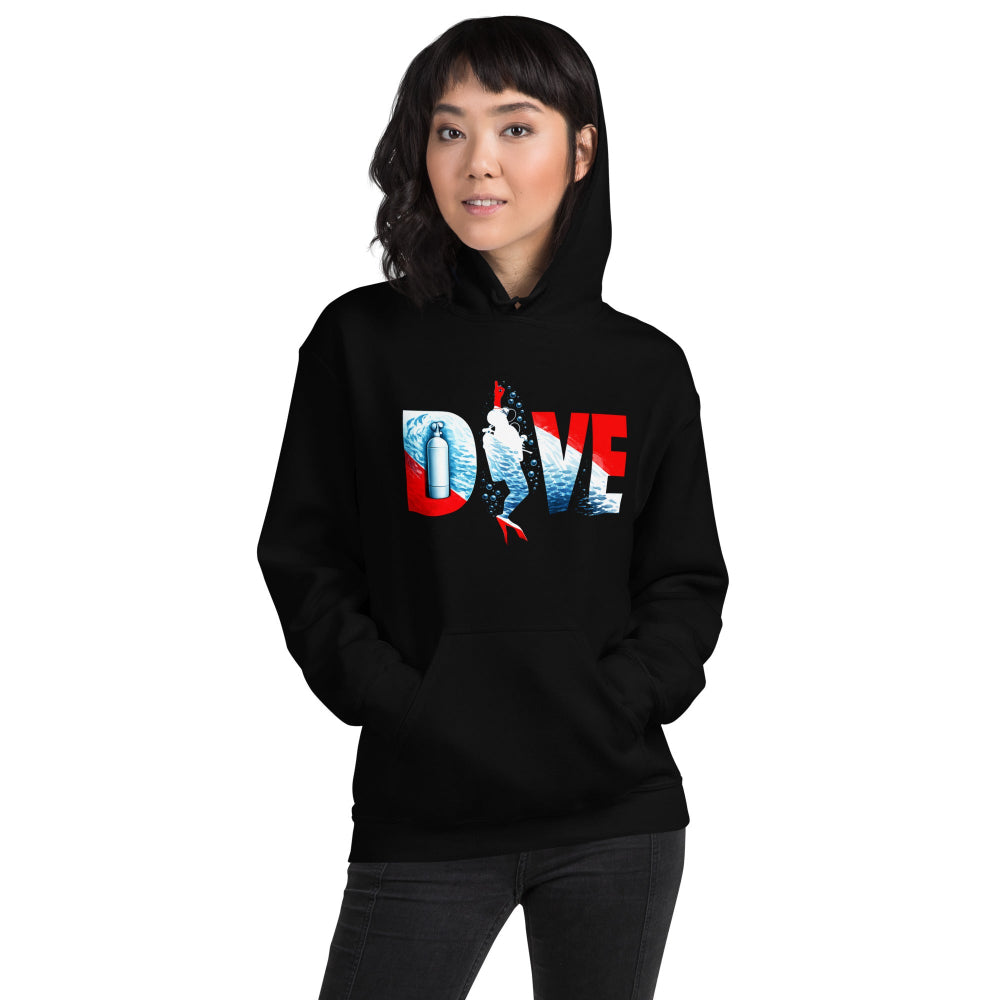 Sweat  à capuche plongée sous marine DIVE Alpha MacJos