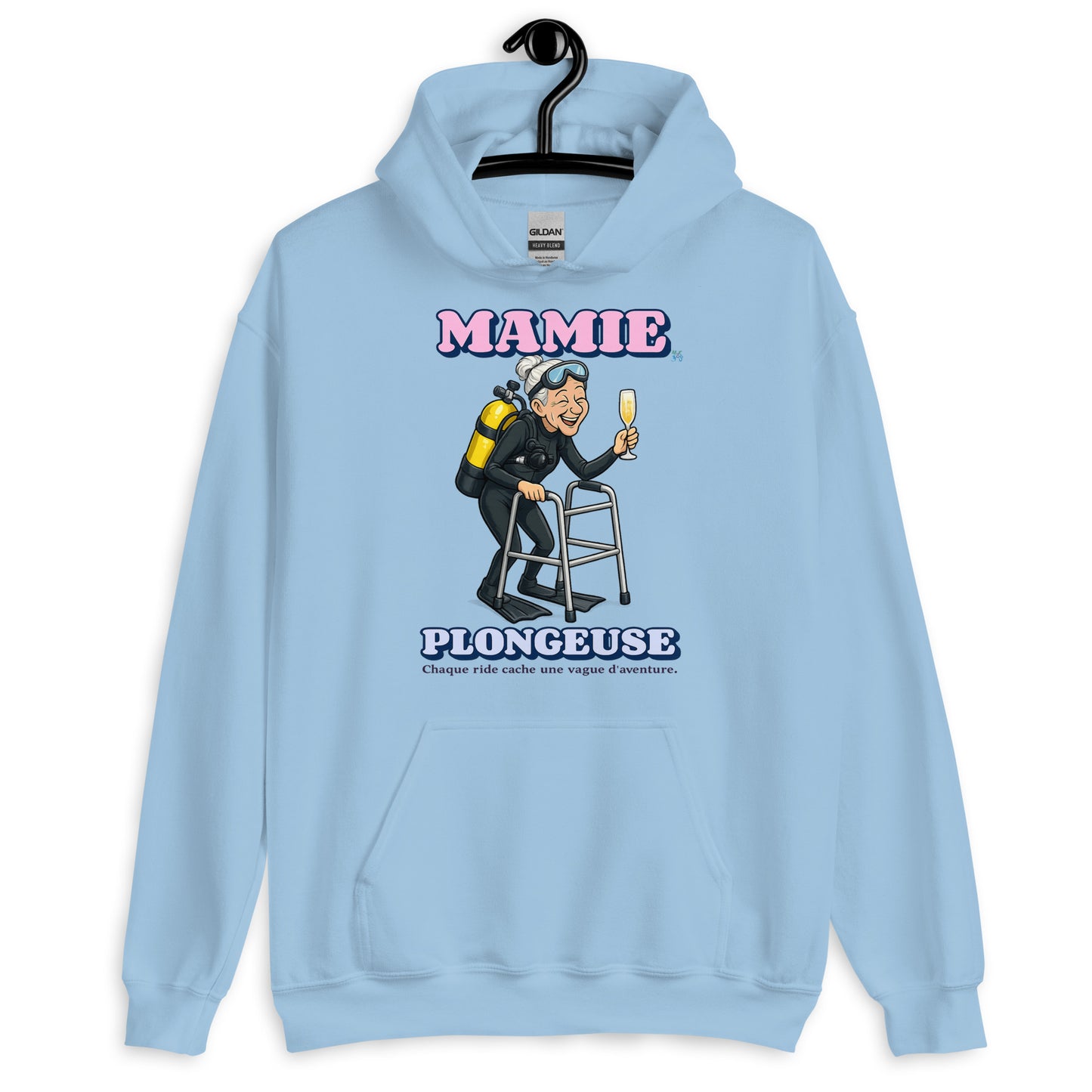 Sweat à capuche MacJos Mamie Plongeuse