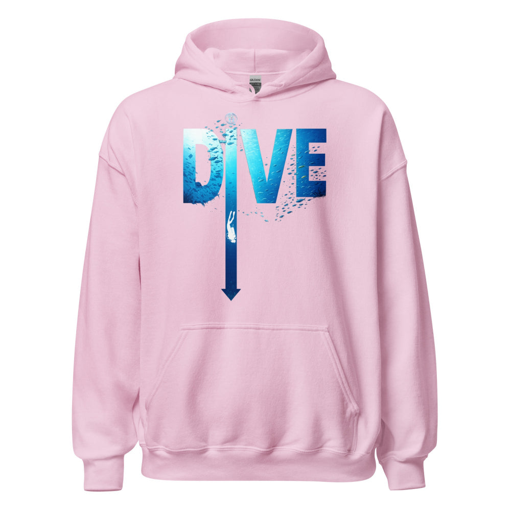 Sweat capuche de plongée MacJos DIVE Flèche - plongée dans le bleu