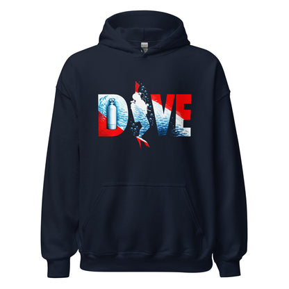 Sweat  à capuche plongée sous marine DIVE Alpha MacJos