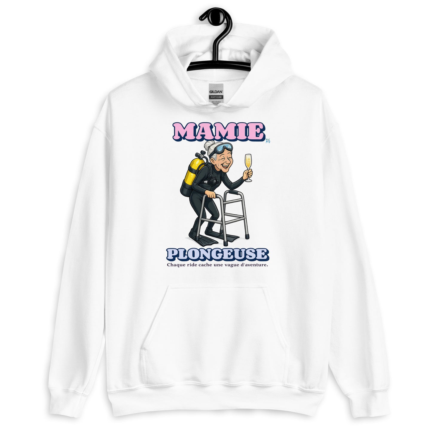 Sweat à capuche MacJos Mamie Plongeuse