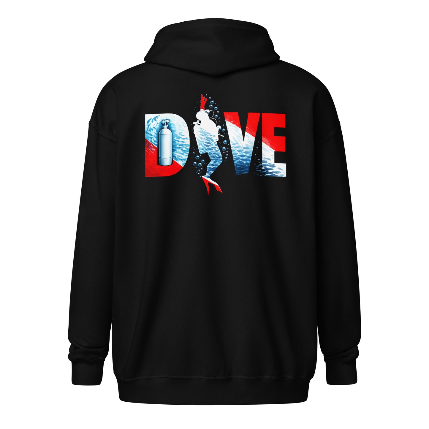 Sweat  à capuche zip plongée sous marine DIVE Alpha MacJos