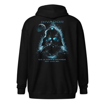 Sweat à capuche zip plongée Dark Diver DivaDor MacJos