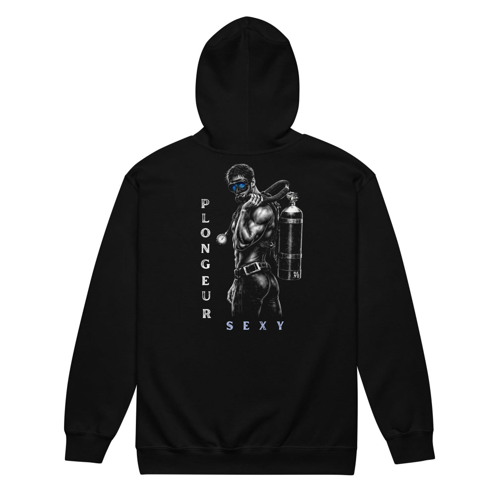 Sweat à capuche zip plongée MacJos Sexy plongeur