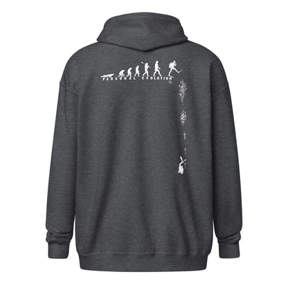 Sweat à capuche zip MacJos Évolution du plongeur