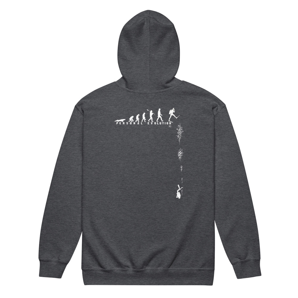 Sweat à capuche zip MacJos Évolution du plongeur
