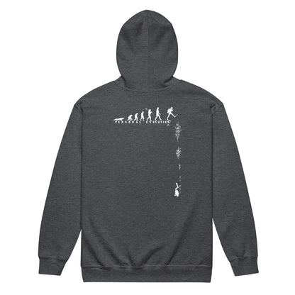 Sweat à capuche zip MacJos Évolution du plongeur