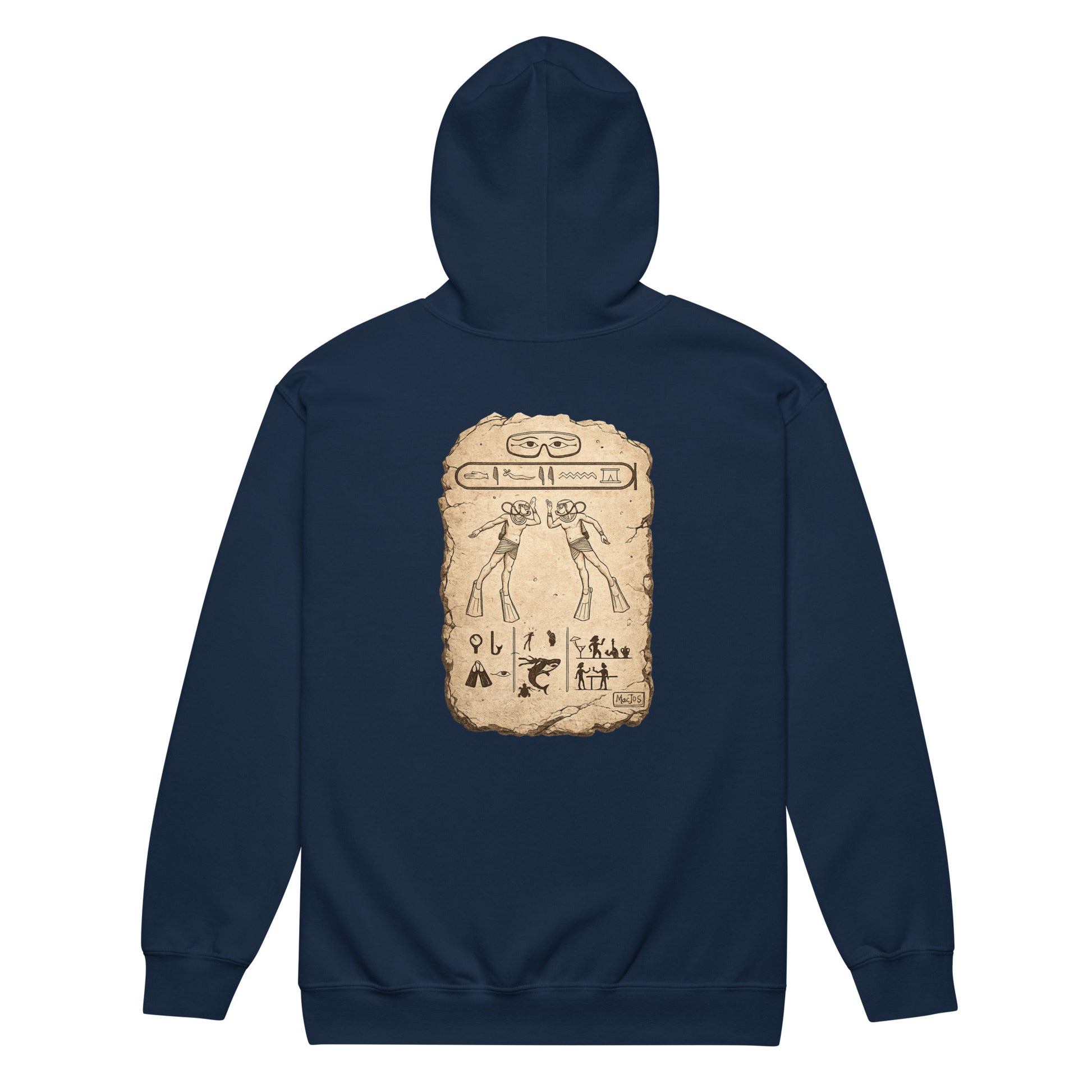 veste plongée Égypte antique | Hiéroglyphes - MacJos 